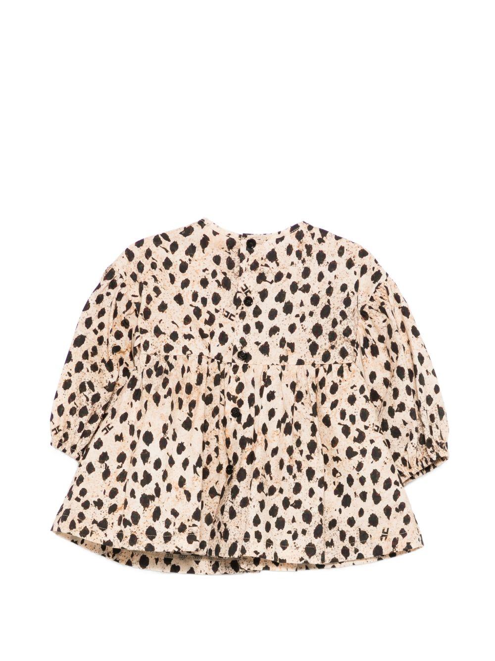 Abito per neonata Elisabettta Franchi La Mia Bambina multicolore a pois ENAB0770CAE07 D640 ElISABETTA FRANCHI KIDS 