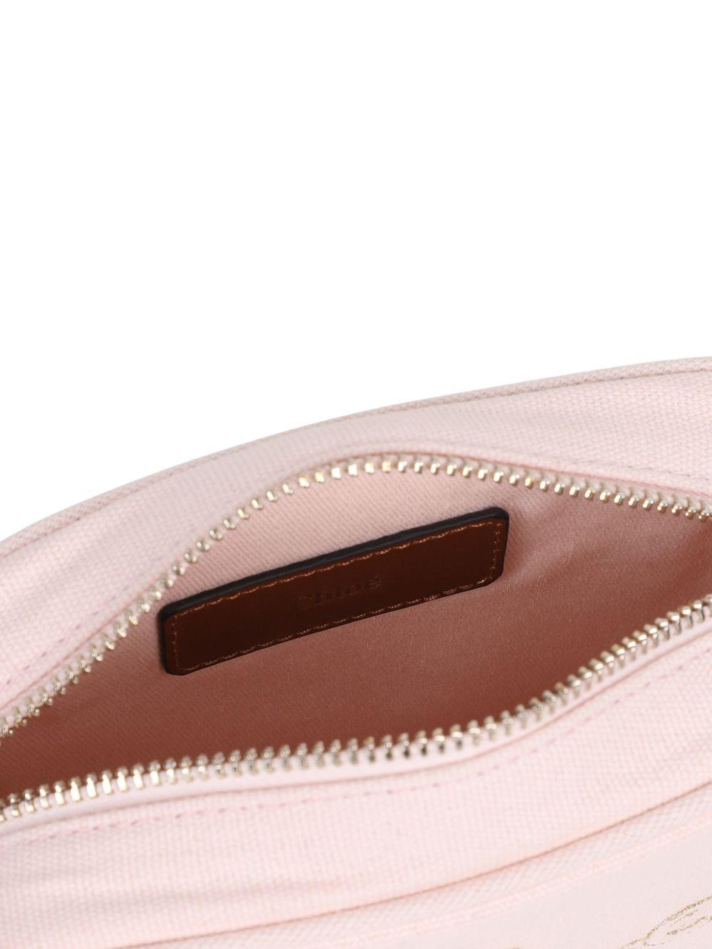 Borsa a spalla per bambina Chloé Kids rosa con ricamo C20876 46J CHLOE' KIDS 