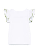 Top per neonata Mariella Ferrari bianco con dettaglio a smerlo TSC3 500 P005 MARIELLA FERRARI KIDS 
