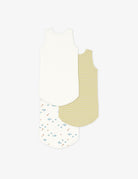 Set di tre tutine per neonati Petit Bateau multicolore a fantasie diverse A0FSM 00 PETIT BATEAU 