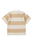 T-shirt per bambino Molo beige con colletto 1S26A222 9597 MOLO KIDS 