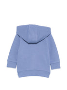 Felpa per neonato Boss Kidswear azzurra con toppa con logo J52866 881 BOSS KIDS 