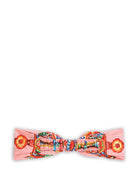 Fascia per capelli per bambina Dolce & Gabbana Kids rosa con stampa Carretto Siciliano LB5H81 FI5O1 HF6CK DOLCE & GABBANA KIDS 