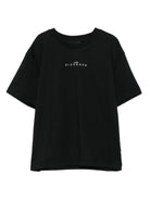 T-shirt per bambino John Richmond Junior nero con stampa sul retro RBA25145TS BLACK JOHN RICHMOND JUNIOR 