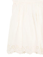 Abito Carmen per neonata Molo beige con dettagli ricamati 4S26E105 2444 MOLO 