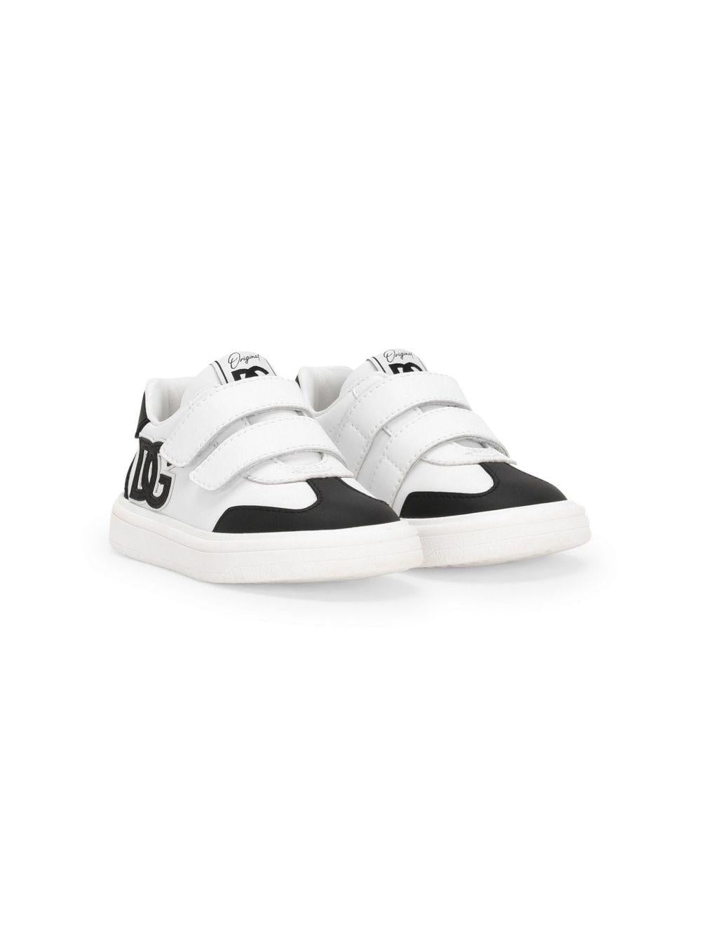 Sneakers DG Original per bambino Dolce & Gabbana Kids bianche con logo in rilievo DN0205 A1048 89697 DOLCE & GABBANA KIDS 