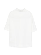 Camicia per bambino Paolo Pecora Kids bianca con colletto classico PP4302 GESSO PAOLO PECORA KIDS 