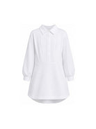 Abito per bambina Douuod Kids bianco con colletto classico DY1A60 J0371 100 DOUUOD KIDS 