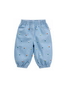 Jeans per neonata Stella McCartney Kids denim con ricamo floreale all-over TZ6020 Z3892 606EM STELLA McCARTNEY KIDS 