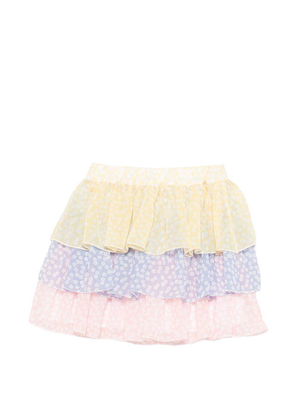 Gonna per bambina Stella McCartney Kids multicolore a fiori TY7A71 K0268 999MC STELLA McCARTNEY KIDS 