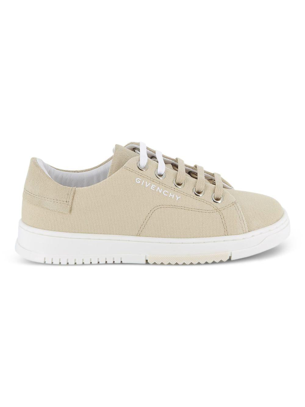 Sneakers per bambino Givenchy Kids beige con logo e lacci H31071 21G GIVENCHY KIDS 