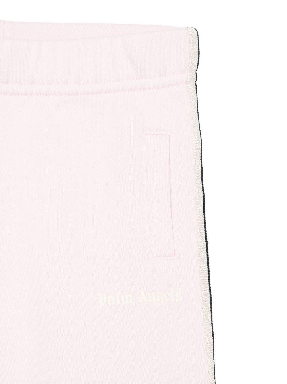Pantaloni sportivi per neonata Palm Angels Kids rosa con vita elasticizzata PG4X002F25FLE001 3C03 PALM ANGELS KIDS 