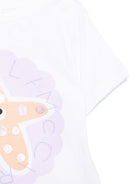 T-shirt per neonata Stella McCartney Kids bianca con stampa grafica TY8051 Z0434 100 STELLA McCARTNEY KIDS 