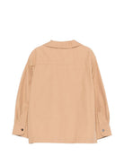 Camicia per bambino Balmain Kids marrone con colletto classico BY2P90 B0094 116 BALMAIN KIDS 