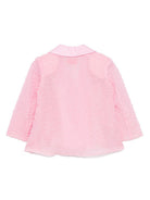 Blazer per bambina Vivetta rosa con chiusura frontale e tasca a filetto sul petto VE2550 ROSA VIVETTA KIDS 