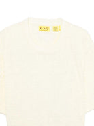 T-shirt per bambina Off-Whit Kids gialla amaniche corte 44GAA019S26J003 740 OFF WHITE KIDS 