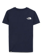 T-shirt per bambino The North Face Kids blu con dettaglio logo NF0A87T4 8K21 THE NORTH FACE KIDS 