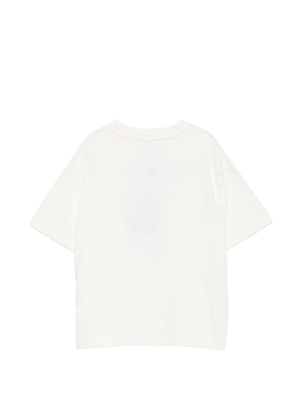 T-shirt per bambino Etro Kids bianca con motivo Pegaso GZ8H21 Z3672 102 ETRO KIDS 