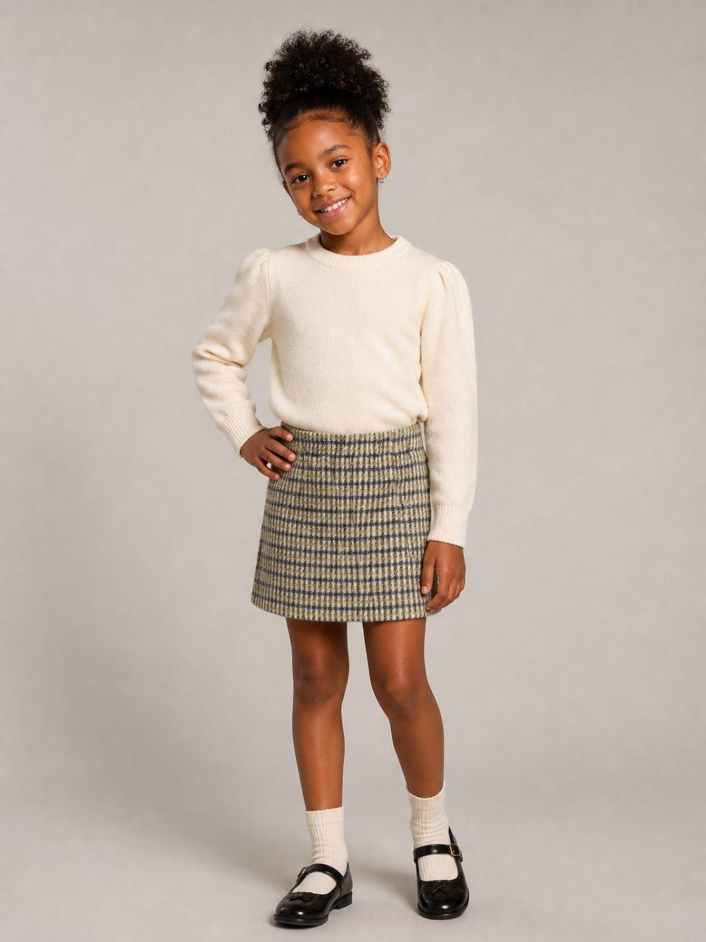 Gonna per bambina Douuod Kids multicolore con motivo a quadri DZ7A71 E0251 114GL DOUUOD KIDS 