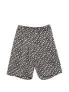 Shorts per bambino Paolo Pecora Kids nera a fantasia PP4293 NERO PAOLO PECORA KIDS 