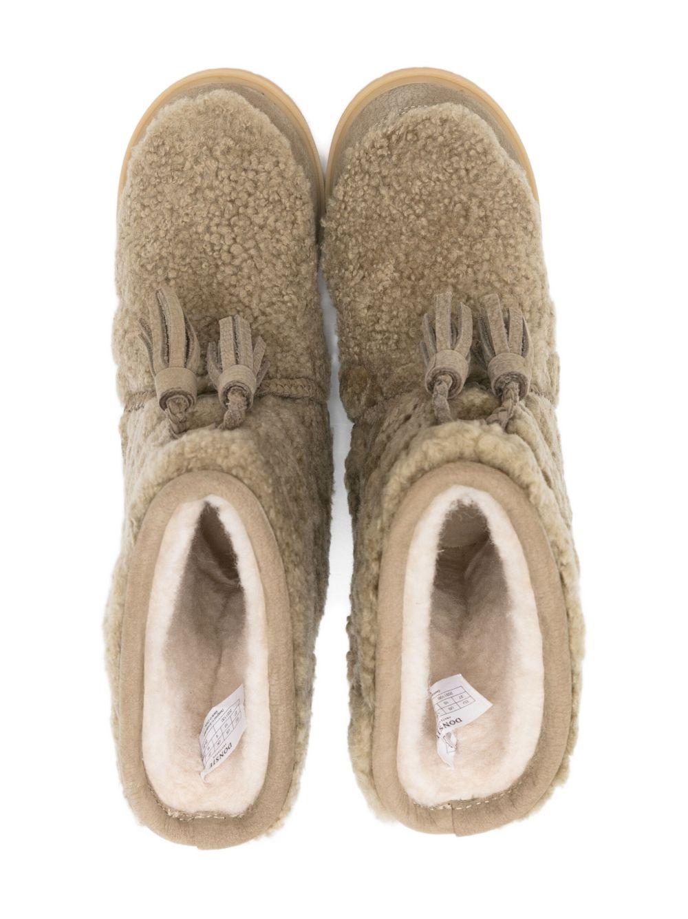 Stivali per bambina Donsje beige con design trapuntato 2031100 CS007 DONSJE 