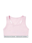 Set di 2 bralette per bambina Polo Ralph Lauren Kids bianco e rosa con banda logo 4P5038 001 Ralph Lauren kids 