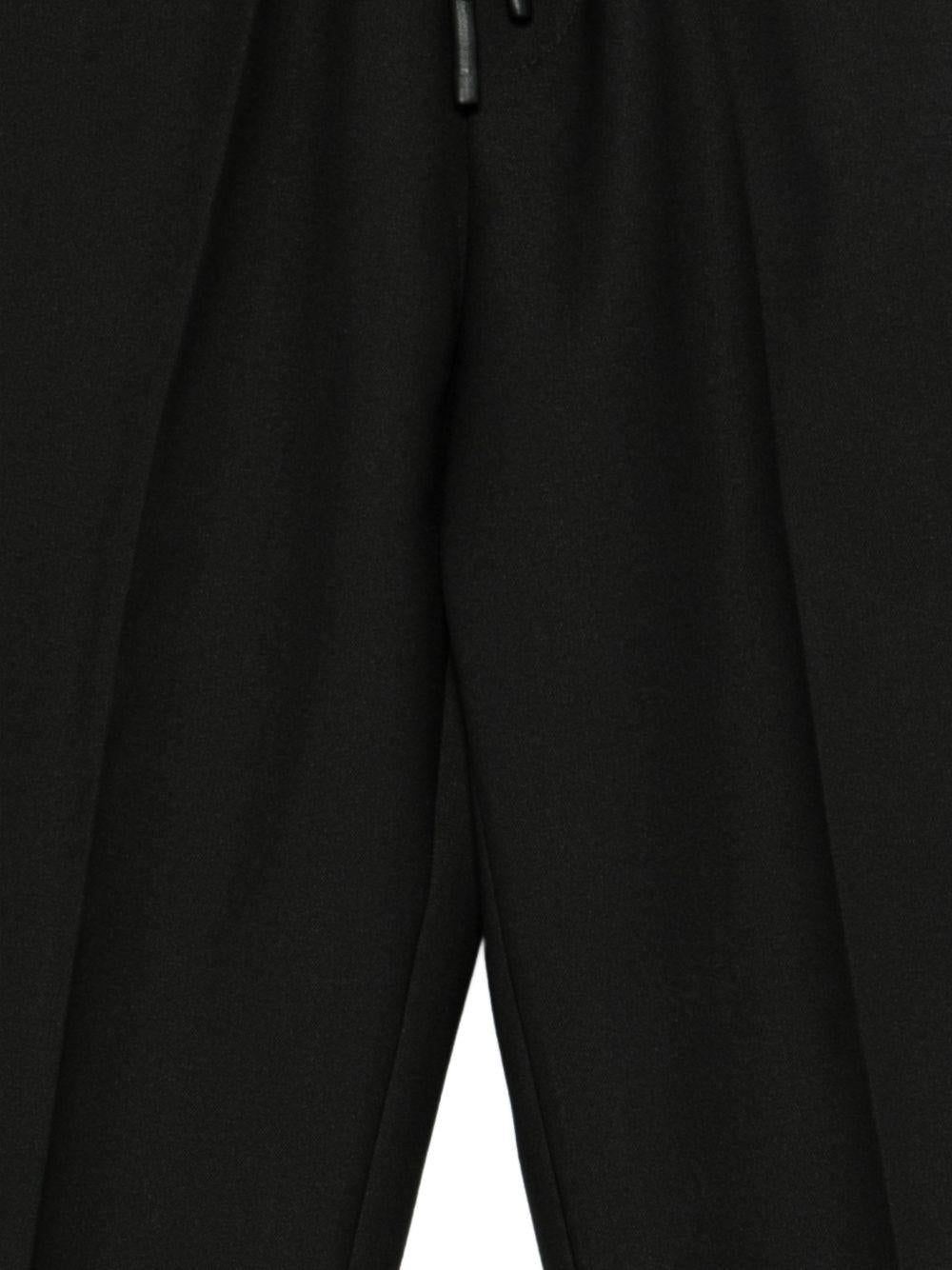 Pantaloni per bambino Roberto Cavalli Kids neri con vita elasticizzata CBP26122PA BLACK ROBERTO CAVALLI KIDS 