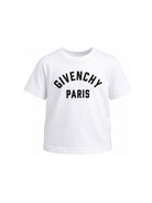 T-shirt per bambini Givenchy Kids bianca con stampa logo sul davanti H31345 10P GIVENCHY KIDS 