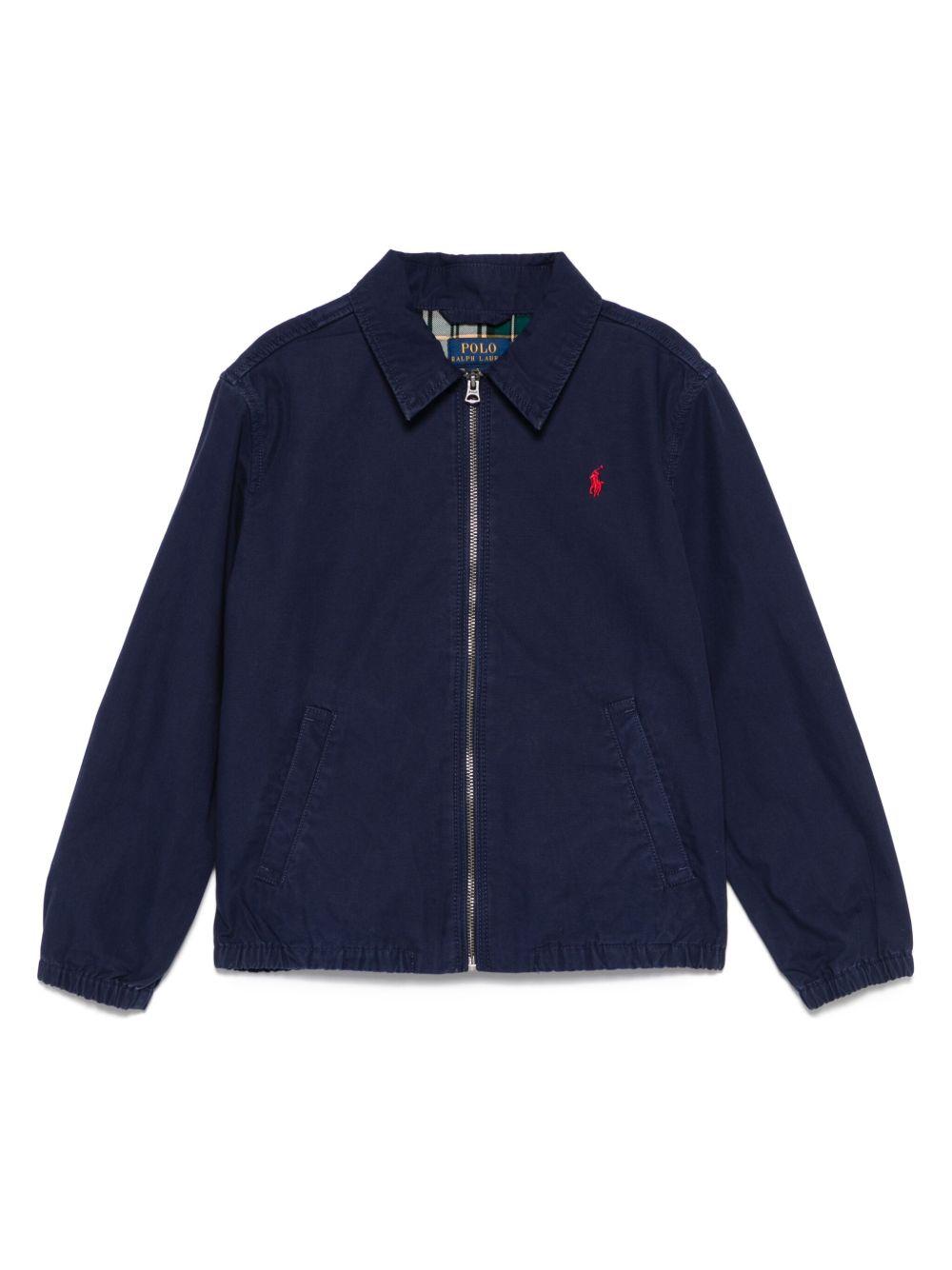 Giubbino Bayport per bambino Polo Ralph Lauren Kids blu con colletto classico 322934661 002 Ralph Lauren kids 