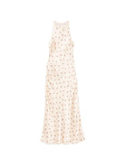 Abito Katy per donna MC2 Saint Barth beige con stampa a pois all-over KTY0001 08001L MC2 ST. BARTH 