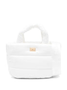 Borsa tote per bambina Elisabetta Franchi La Mia Bambina bianco con design imbottito EFBO098CTV065 0000 ElISABETTA FRANCHI KIDS 