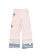 Pantaloni per bambina Molo Kids rosa con stampa grafica gattini 2W26I211 5803 MOLO KIDS 