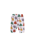 Pantaloni per neonato Stella McCartney Kids bianchi con stampa elementi musicali TY6520 Z3562 101MC STELLA McCARTNEY KIDS 