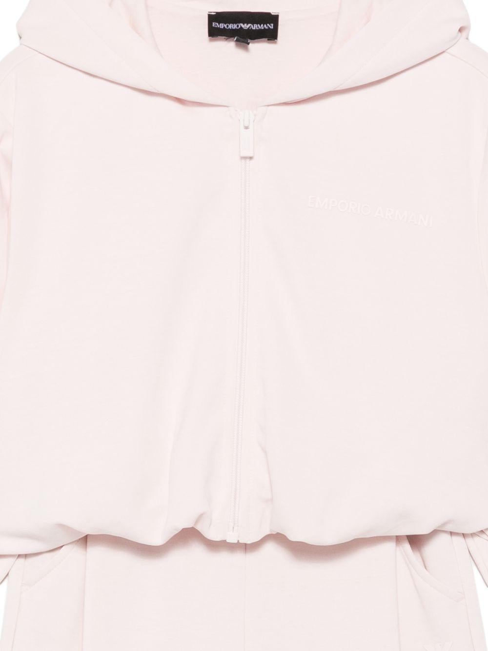 Tuta per bambina Emporio Armani Kids rosa a maniche lunghe EG000867 AF16133 UA205 EMPORIO ARMANI KIDS 