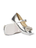 Ballerine per bambina BabyWalker argento con strass PB5880 SILVER BABYWALKER KIDS 