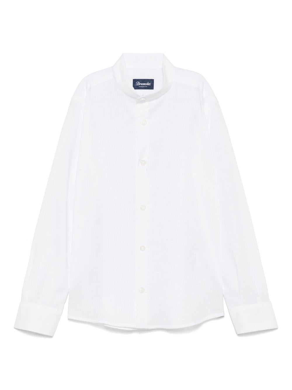 Camicia per bambino Drumohr Kids bianco con colletto rialzato S5SH72 D01 DrUMOHR KIDS 