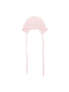 Cappello Allegra per neonata Paz Rodriguez rosa con chiusura con laccio 011-123254 37 PaZ RODRIGUEZ KIDS 