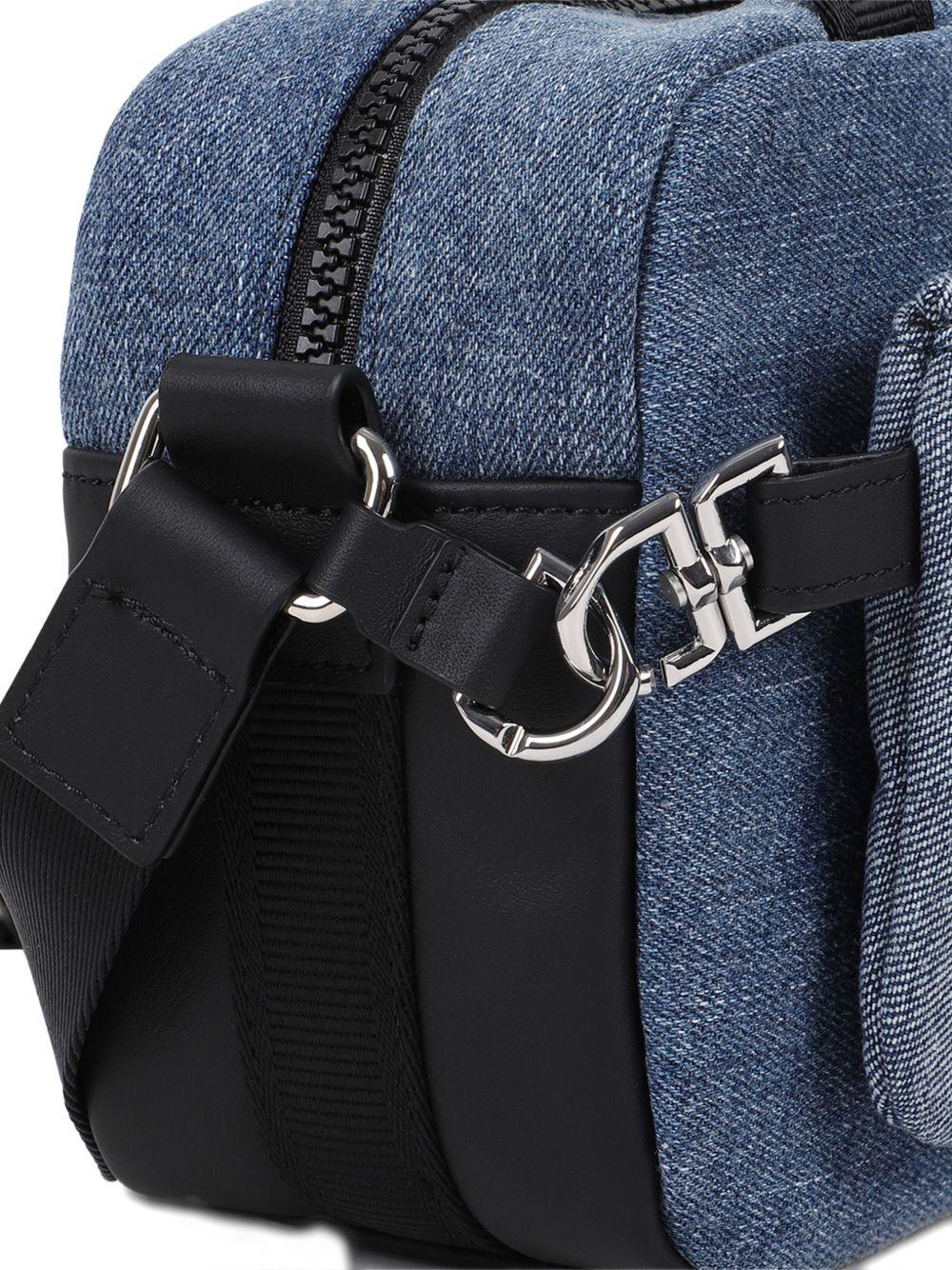 Borsa per bambina Givenchy Kids denim con logo sul davanti H31073 Z25 GIVENCHY KIDS 