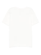 T-shirt per bambina Elisabetta Franchi La Mia Bambina bianco in cotone con logo EFTS2420JE006 0000 ElISABETTA FRANCHI 