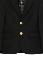 Blazer per bambino Balmain Kids nero con  bottoni BY2P14 I0196 930OR BALMAIN KIDS 
