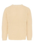 Maglione per bambina Molo beige con texture traforata 2S26K202 8894 MOLO KIDS 