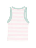 Canotta per bambina MC2 Saint Barth Kids multicolore con design a righe BLUE002 03353L MC2 ST. BARTH KIDS 