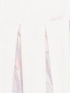 Abito per bambina Pucci Junior rosa con design plissettato PY1B42 S0228 101BC EMILIO PUCCI KIDS 