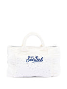 Borsa Vanity Mini MC2 Saint Barth bianca in pizzo sangallo VAMI018 00434L MC2 ST. BARTH KIDS 