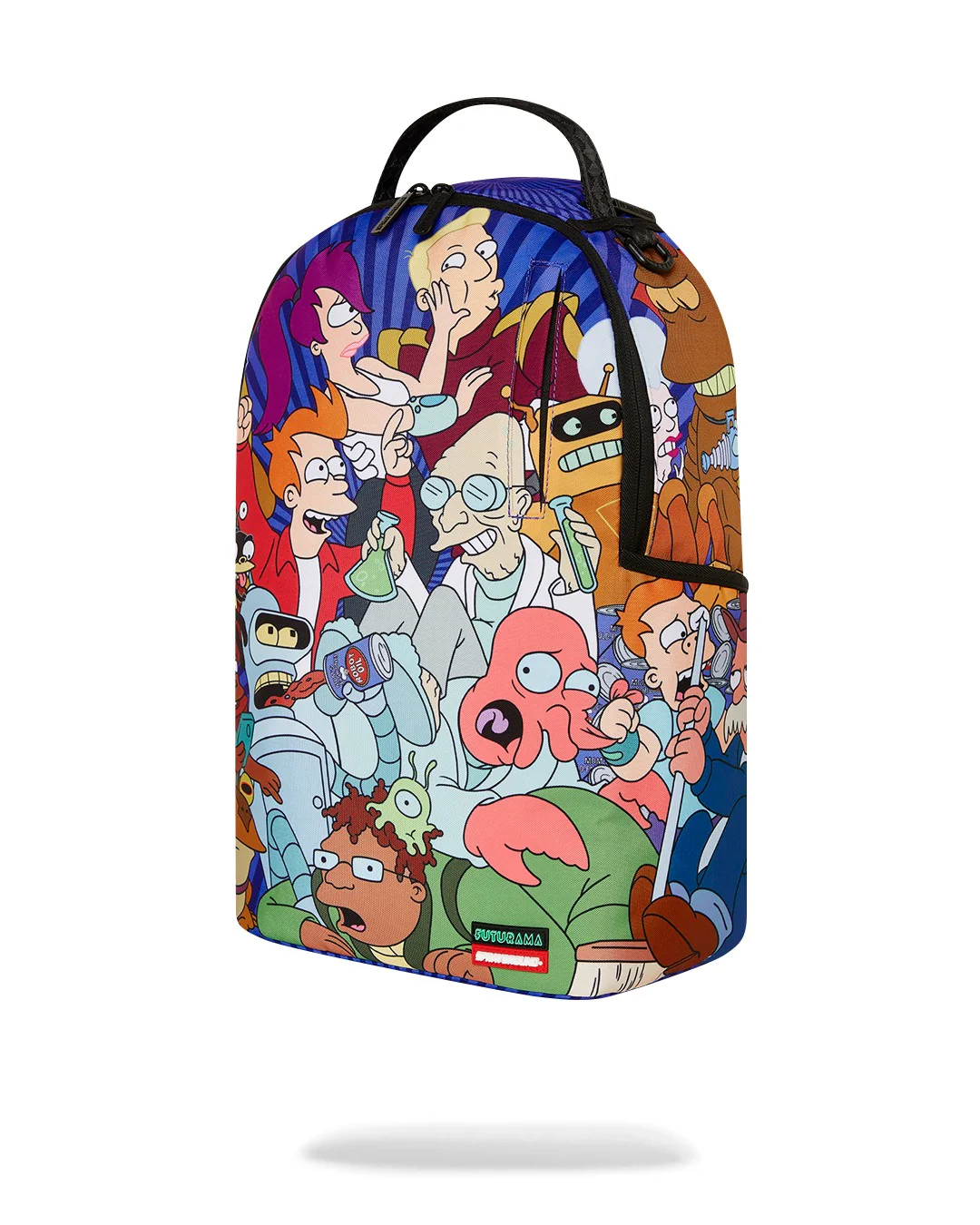 Zaino Futurama per bambini Sprayground Kid multicolore con manico piatto 910B7259 NSZ SPRAYGROUND 