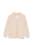 Cardigan per bambino Douuod Kids beige con colletto DY9A00 X0071 107 DOUUOD KIDS 