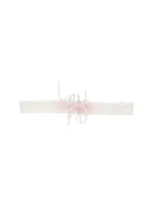 Fascia per capelli per neonata Monnalisa bianca con dettaglio fiore 73G003 7201 0190 MONNALISA KIDS 