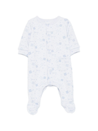 Tutina per neonato Givenchy Kids azzurra con motivo a stelle H30875 771 GIVENCHY KIDS 