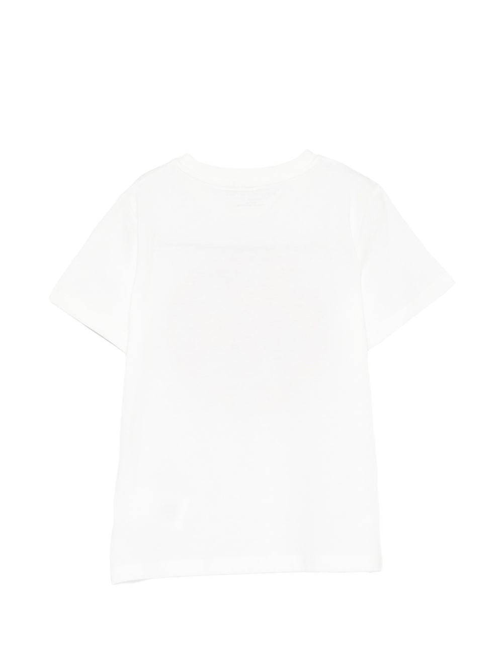 T-shirt per bambini Stella McCartney Kids bianca con stampa grafica TY8C91 Z0434 101 STELLA McCARTNEY KIDS 