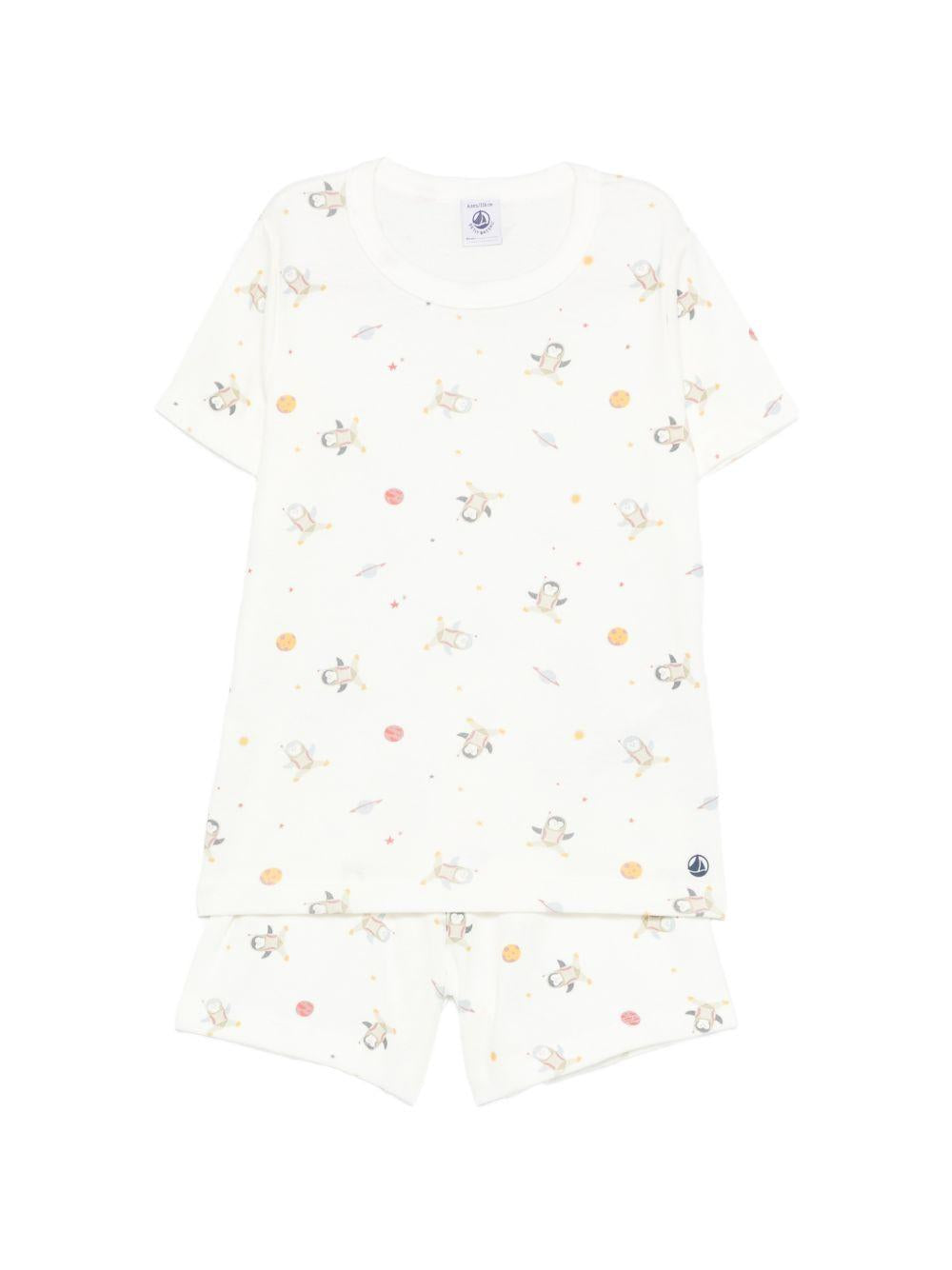 Set due pigiami per bambino Petit Bateau multicolore con stampa all-over A0FQH 00 PETIT BATEAU KIDS 